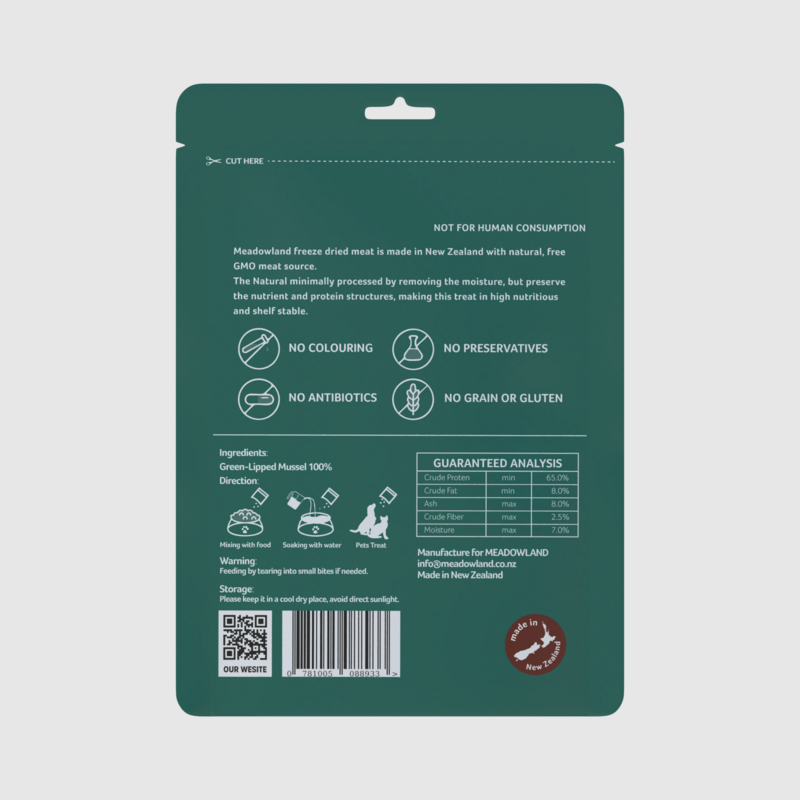 Meadowland凍乾青口貓犬零食
