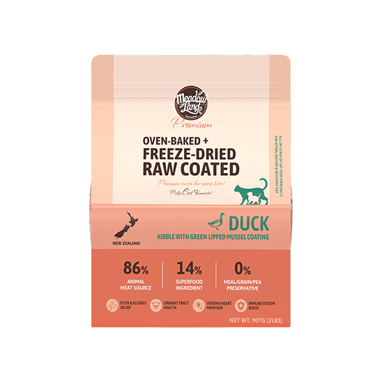 Meadowland臻至系列烘焙鴨肉及青口塗層全貓糧